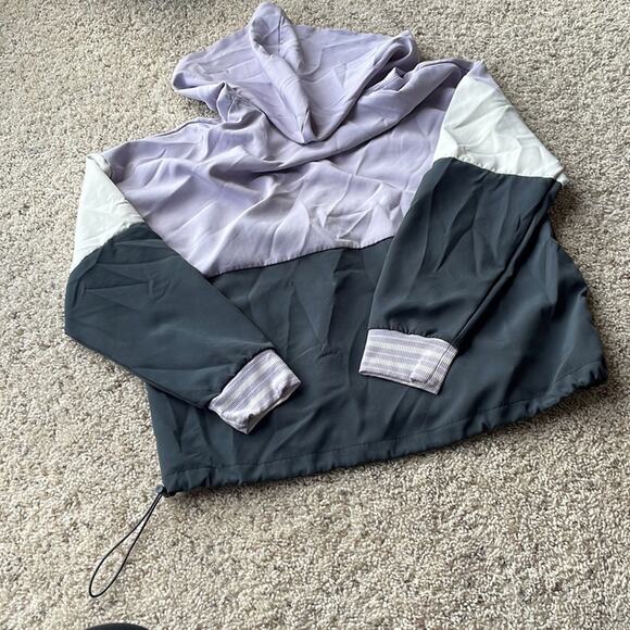 AVIA BARBIECORE Pastel Lavender Quarter-Zip Athletic Pullover Jacket Med - Picture 5 of 5